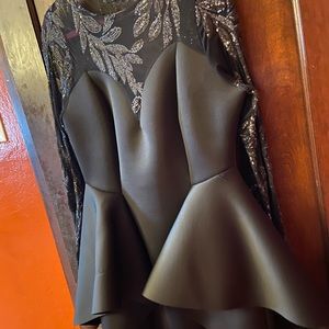 Scuba fit with a peplum